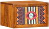 vidaXL Nachttisch mit Schubladen Braun 35 x 30 x 22 cm 4016517 Bild 2