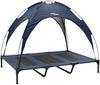 vidaXL Hundebett Marineblau 122 x 93 x 106,5 cm Stahl 42008180 Bild 2