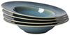 Gipfelstück Pastateller Teller Set, Tiefer See, (4 St), Scandi-Style, glänzende Reaktivglasur, jedes Stück ein Unikat Bild 4