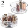 Drehteller Organizer Gewürzregal 2er Set Ordnungssystem mDesign Transparent Bild 4