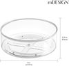 Drehteller Organizer Gewürzregal 2er Set Ordnungssystem mDesign Transparent Bild 2