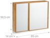 Bad Spiegelschrank mit 2 Türen Bild 4