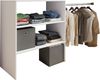 VCM Kleiderschrank Dacho II 916977 Weiß B. 90 x H. 100 x T. 50 cm Bild 2