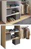 VCM Kleiderschrank Dacho II 916977 Weiß B. 90 x H. 100 x T. 50 cm Bild 5