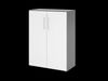 Serie 9' Schrank, Graphit/Weiß, BxTxH 80 x 42 x 110 cm Bild 2