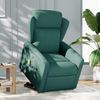 vidaXL Elektrischer Massagesessel mit Aufstehhilfe Dunkelgrün Stoff 3303170 Bild 2