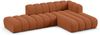 Micadoni Modulares Ecksofa offen Lupine 5-Sitzer Rechts Chenille Eden Ziegel Bild 2