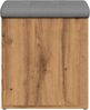 vidaXL Sitzbank mit Stauraum Artisan-Eiche 42x42x45 cm Holzwerkstoff 857614 Bild 4