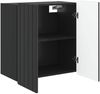 vidaXL Wandschrank Schwarz 59 x 31 x 64 cm Holzwerkstoff 898236 Bild 3