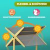 Spielwerk Sandkasten mit Dach, Holz natur / anthrazit, 140 x 140 x 120 cm Bild 4