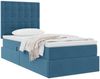 vidaXL Aufbewahrungsbett mit Matratze Dunkelblau 90 x 200 cm Samt 3372127 Bild 3