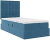 vidaXL Aufbewahrungsbett mit Matratze Dunkelblau 90 x 200 cm Samt 3372127 Bild 5