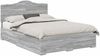 vidaXL Bettrahmen Graues Sonoma 140 x 190 cm Holzwerkstoff 3413608 Bild 2