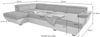 COTTA Wohnlandschaft Speedway U-Form, wahlweise mit Bettfunktion und Bettkasten Bild 3