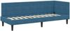 vidaXL Eckbettgestell mit Kopfteil Blau 80 cm x 200 cm Samt 42016407 Bild 4
