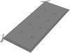 vidaXL Klappbare Gartenbank mit Auflage 118 cm Bambus 3063850 Bild 5