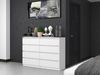ibonto KOMMODE WEISS 40x138x97cm (H 97 x T 40 x B 138 cm) Bild 4