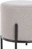 Polsterhocker in Taupe, Schwarz 35 x 35 x 38 cm Bild 2