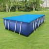 Solar Poolabdeckung Ferrarno 549x274 cm Blau eckig [en. casa] Bild 2