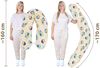 Amilian Stillkissen XXL 170 cm - Schwangerschaftskissen & Seitenschläferkissen mit Bezug, - Lagerungskissen - Nursing Pillow - Pregnancy Pillow, mit Füllung, Schlafkissen für Seitenlage - Körperkissen Bild 2