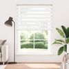 vidaXL Doppelrollo Weiß 160x200 cm Stoffbreite 155,9 cm Polyester 4014793 Bild 2