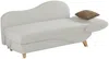 Vente-unique - PENELOPE Chaise longue Stoff Beige - B 80 cm x H 81 cm x L 160 cm Bild 4