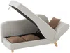 Vente-unique - PENELOPE Chaise longue Stoff Beige - B 80 cm x H 81 cm x L 160 cm Bild 5