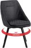 Essstuhl Drehstuhl Esszimmerstuhl Designstühle PU Lederbezug in Antik Optik Küchenstuhl Schwarz 1 St. Bild 2