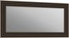Forte EUFEMIUS Spiegel 120, moderner Spiegel mit gefrästem Rahmen, Dunkelbraun|Schwarz Eiche Holzdekor, 120 cm breit x 60 cm hoch x 1,6 cm tief Bild 3
