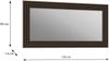Forte EUFEMIUS Spiegel 120, moderner Spiegel mit gefrästem Rahmen, Dunkelbraun|Schwarz Eiche Holzdekor, 120 cm breit x 60 cm hoch x 1,6 cm tief Bild 4
