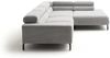 KAWOLA Sofa DELIA Ecksofa XL Cord hellgrau Recamiere rechts 74 x 219 x 312 cm Bild 5