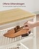 Vasagle Schuhbank Ablage für 6-8 Paar Schuhe, Stahl / Holzspanplatte beige, 73 x 30 x 45 cm Bild 3