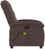 vidaXL Massagesessel Dunkelbraun Stoff 371744 Bild 5