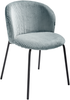 Esszimmerstuhl 2er Set MILES Cord Hellblau Bild 5
