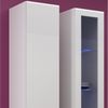 Mediawand Wohnwand 3 tlg - SENTIC 15 - Weiss Hochglanz inkl. LED Bild 3