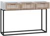 vidaXL Konsolentisch Weiß 105x30x75 cm Holzwerkstoff und Eisen 352106 Bild 5