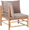 Lounge Set mit Tisch CERRETO Bambusholz Taupe Bild 5