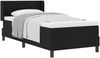 vidaXL Boxspringbett mit Kissen Schwarz 200 x 100 cm Stoff 3341155 Bild 2