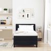 vidaXL Boxspringbett mit Kissen Schwarz 200 x 100 cm Stoff 3341155 Bild 3