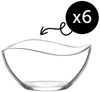 LAV Dessertschale Vira Glasschalen - 310 ml (10 1/2 oz), Glas, (6er-Set, 6-tlg), Geschwungene Form, ideal für Desserts, Snacks, Dips Bild 2