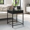 vidaXL Couchtisch mit Infinity-LED Schwarz 40x40x51 cm 847672 Bild 4