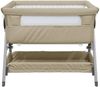 vidaXL Babybett mit Matratze Taupe Leinenstoff 10291 Bild 3