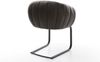 Freischwinger Jada-Flex Mikrofaser Anthrazit Vintage Freischwinger flach Schwarz Taschenfederkern Bild 5