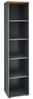 Regal Melanie / Memphis, Holzwerkstoff, Grau, Schwarz, Holzfarben, 45 x 197 x 38 cm Bild 2