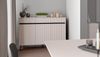 AX LIVING Sideboard Bodrum Kommode 3 Türen 3 Schubladen 149 cm Sandbeige Bild 5