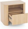 Bettso 'FARI' Nachttisch, Holzwerkstoff Braun, 52x39x58cm Bild 2