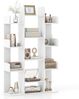 Bücherregal im Baumform Regal mit 13 offenen Fächern 86 x 24,5 x 141 cm Weiß Bild 2