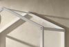 Hausbett FORREST 90 x 190/200 cm Bettschublade Buchenholz Weiß Bild 2
