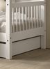 Hausbett FORREST 90 x 190/200 cm Bettschublade Buchenholz Weiß Bild 3