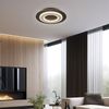 LED Deckenleuchte, Metall, Schwarz champagnerfarben, D 32 cm Bild 3